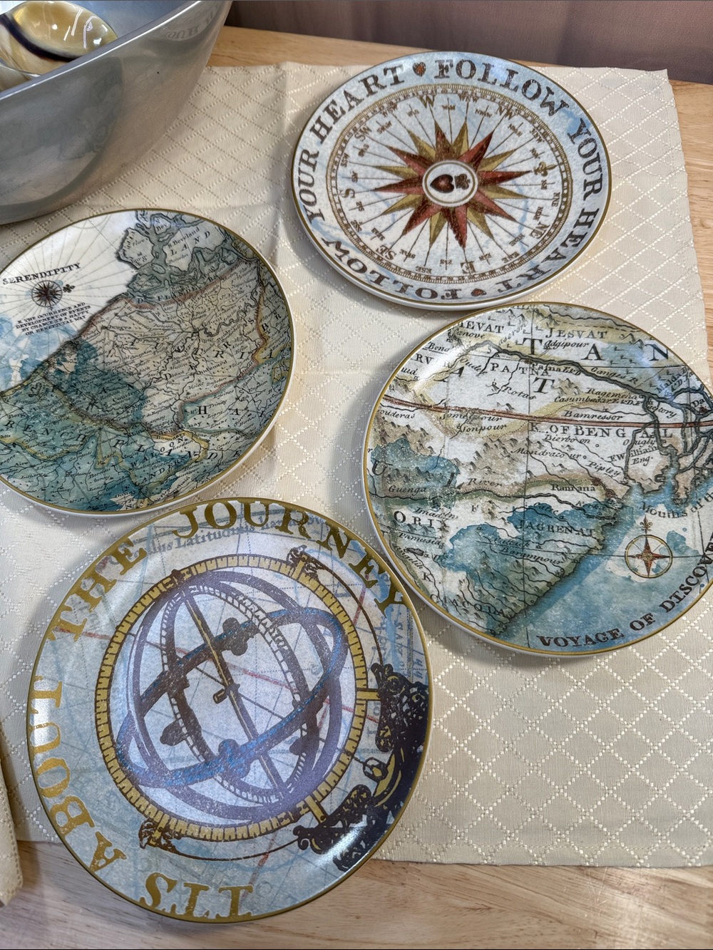 PotteryBarn 7” App. Dessert Plates 4 ct.